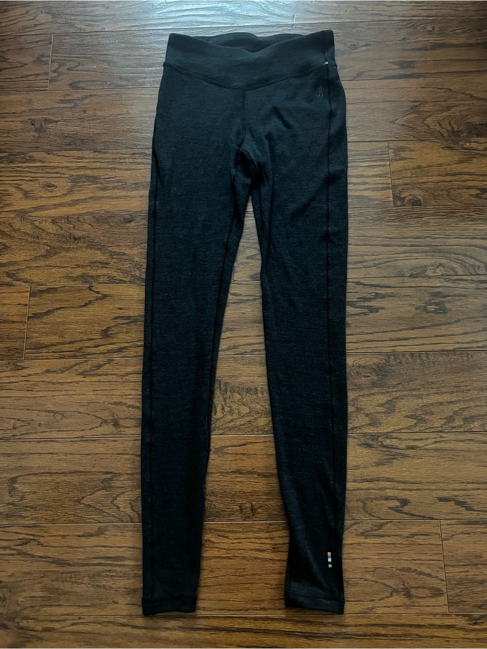 Smartwool Womens Black Thermal Merino Wool Baselayer Leggings XS
